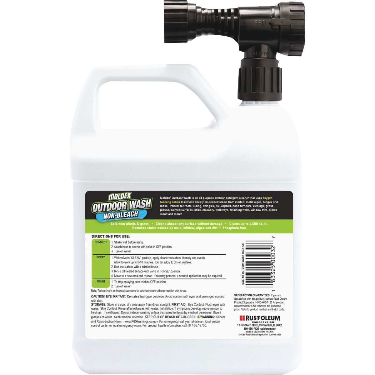 Moldex 64 Oz. Hose End Concentrate Outdoor Wash Mold Stain Remover Image 2