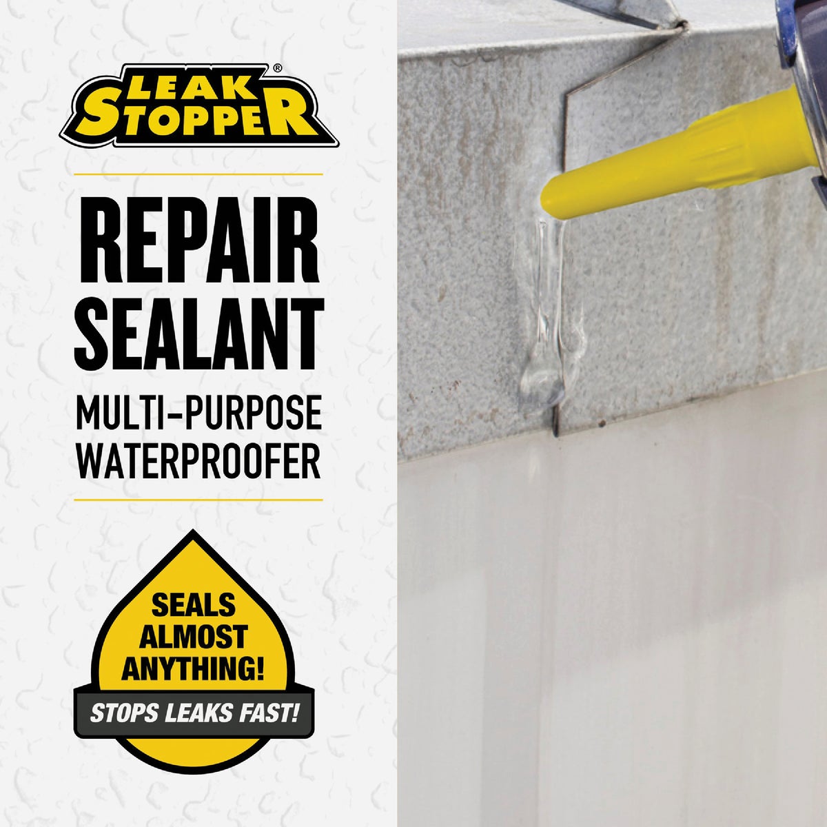 Leak Stopper 10 Oz. Clear Rubber Flexx Flexible Sealant Image 3