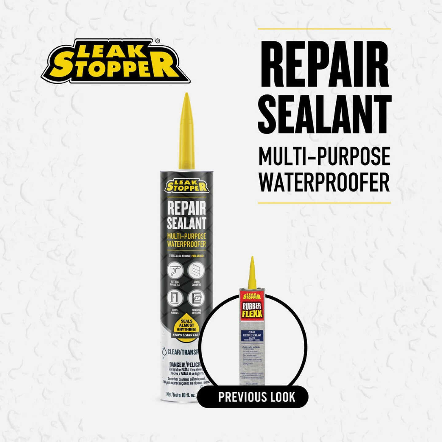 Leak Stopper 10 Oz. Clear Rubber Flexx Flexible Sealant Image 5