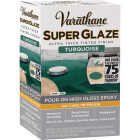 Varathane 1 Qt. Super Glaze Pour-On High Gloss Turquoise Epoxy Resin Image 3