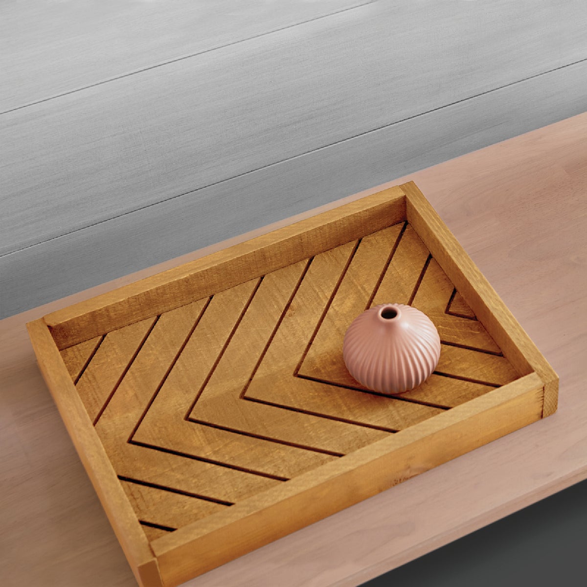 Minwax Polyshades 1/2 Pt. Satin Stain & Finish Polyurethane In 1-Step, Classic Oak Image 6