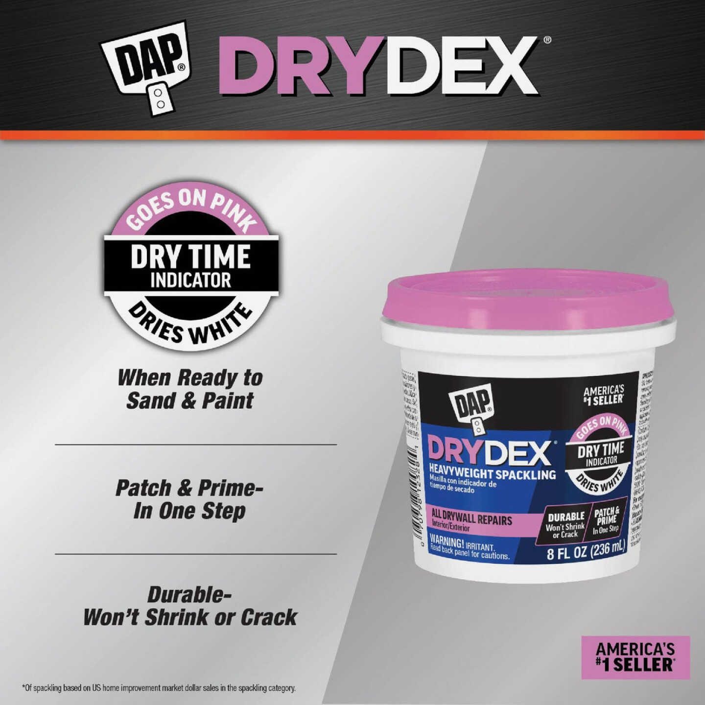 DAP Drydex 32 Oz. General Purpose Acrylic Spackling Image 2