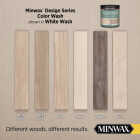 Minwax Water-Based White Wash Wood Stain, White, 1 Qt. Image 3