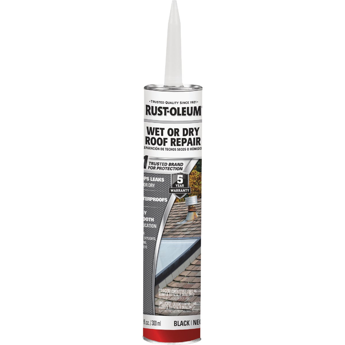 Rust-Oleum 10.1 Oz. Black Wet or Dry Roof Repair Image 2