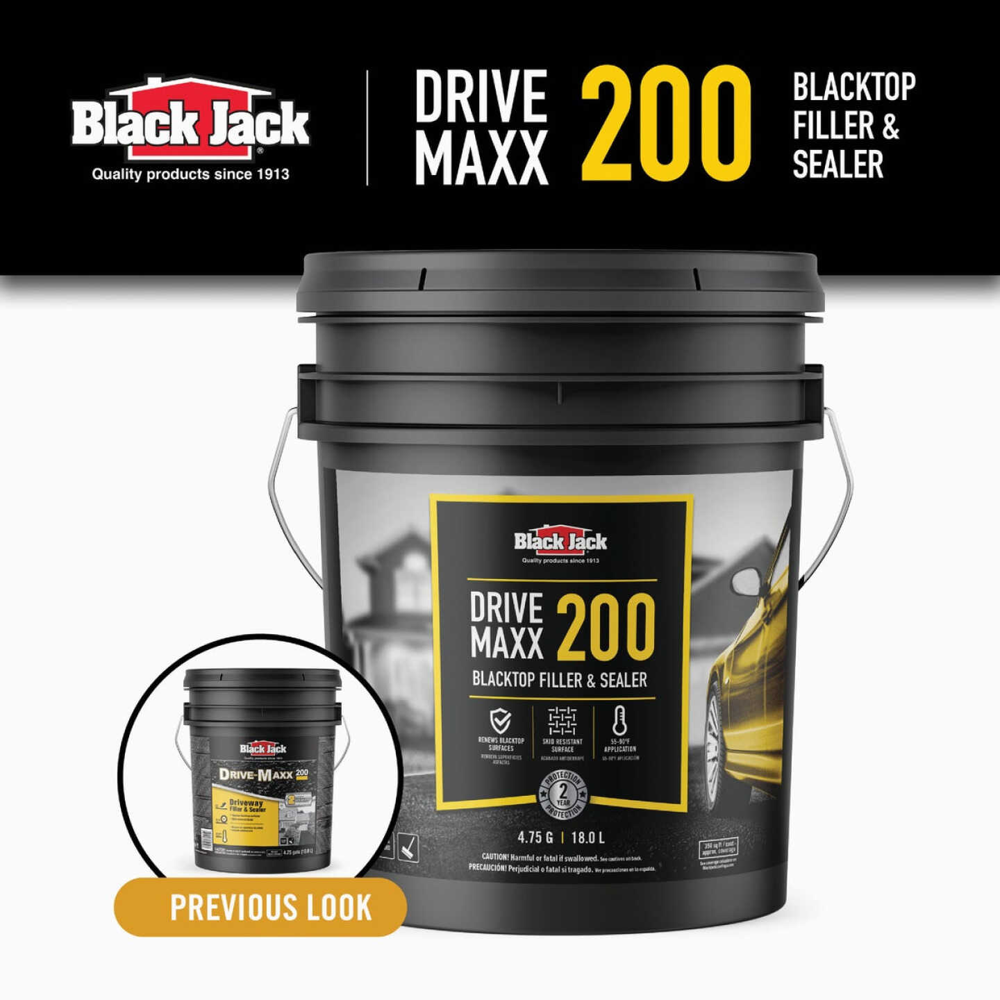 Black Jack Drive-Maxx 200 5 Gal. 2 Yr. Fast Dry Filler and Sealer Image 6