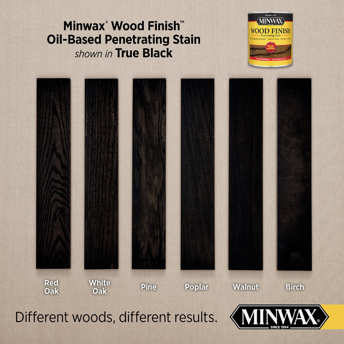 Minwax 1/2 Pt. True Black Wood Finish Image 7