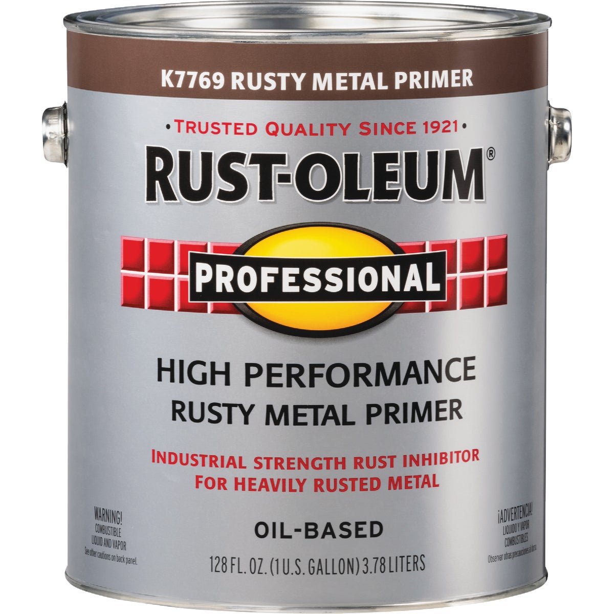 Rust-Oleum Professional VOC Rusty Metal Primer, Red, 1 Gal. Image 6