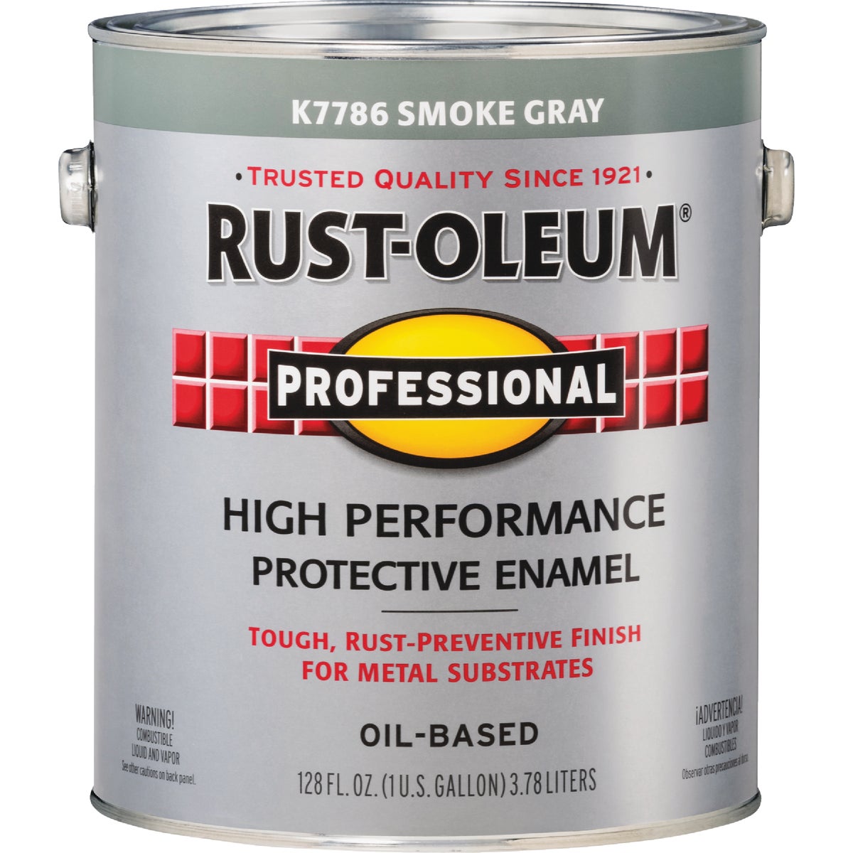 Rust-Oleum Professional Oil-Based Gloss VOC Formula Rust Control Enamel, Smoke Gray, 1 Gal. Image 6