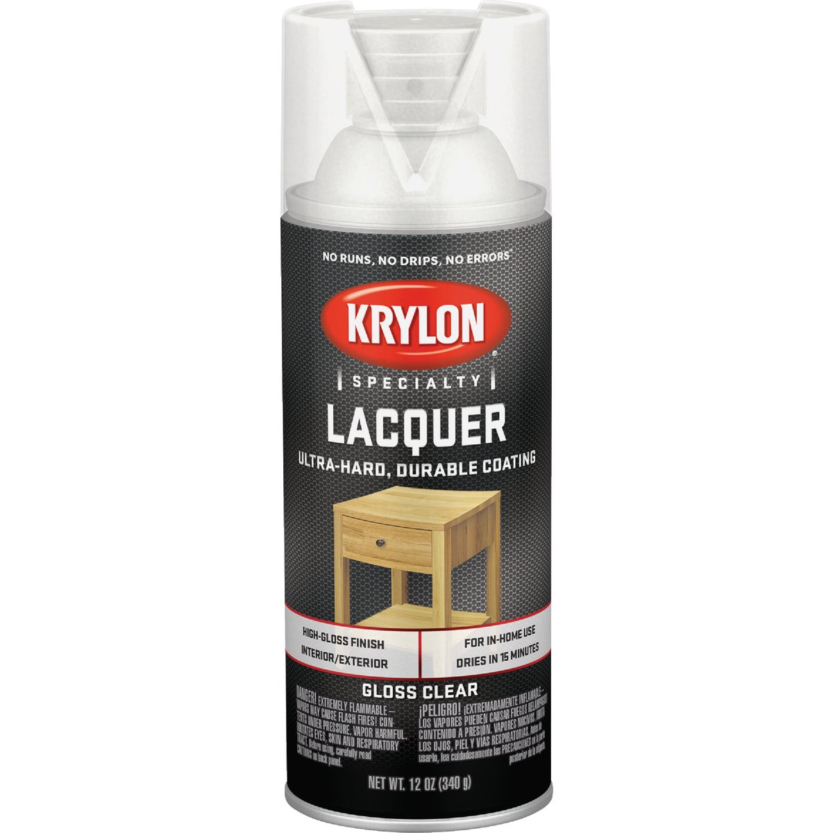 Krylon 12 Oz. Clear Spray Lacquer Image 3