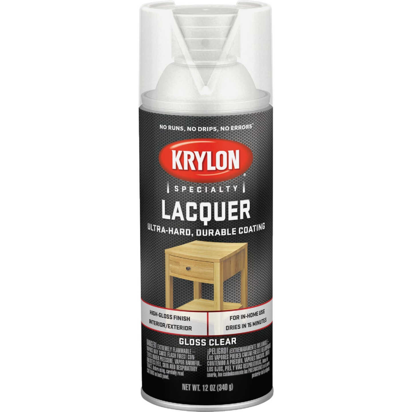 Krylon 12 Oz. Clear Spray Lacquer Image 3