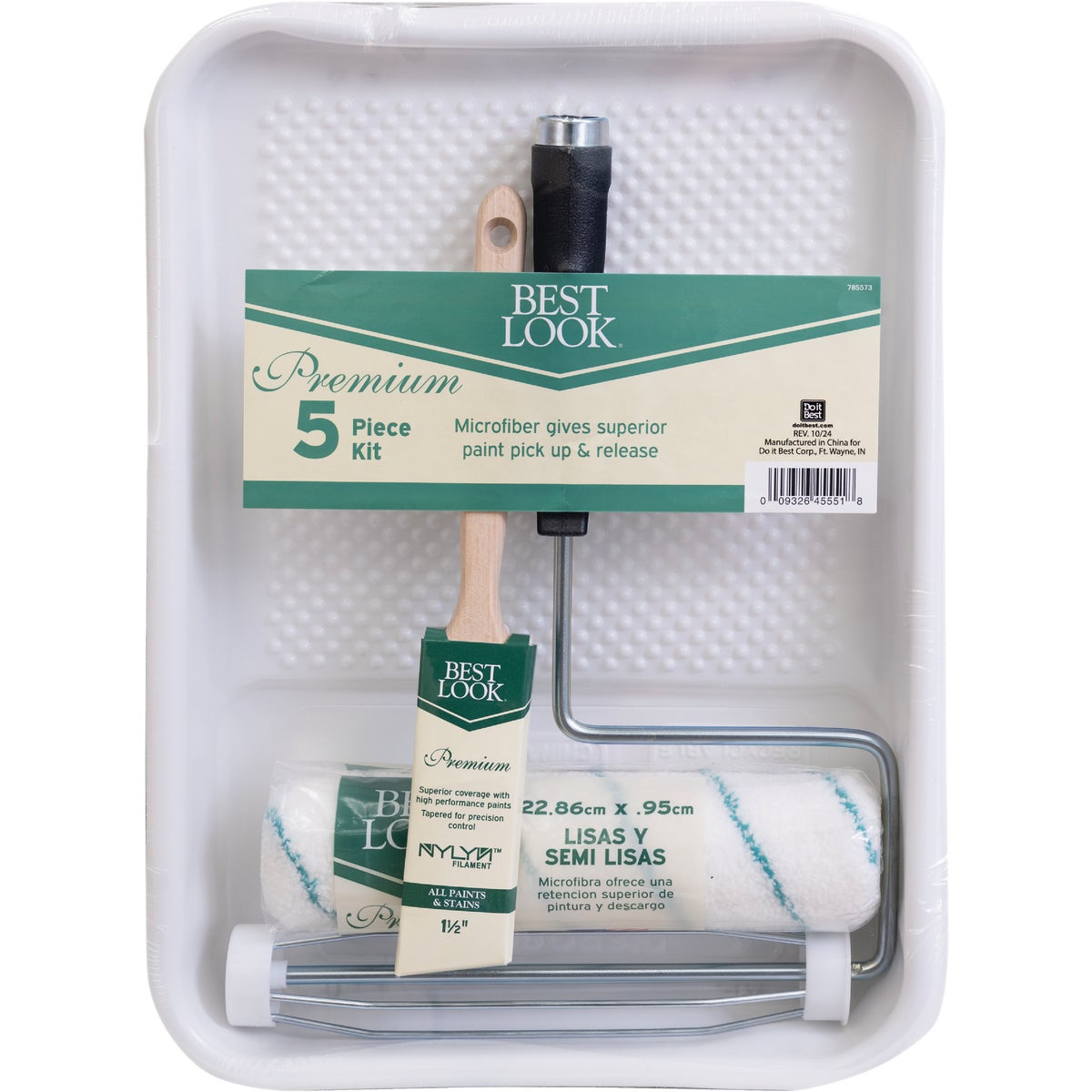 Best Look Premium Microfiber Paint Tray Set (5-Piece)