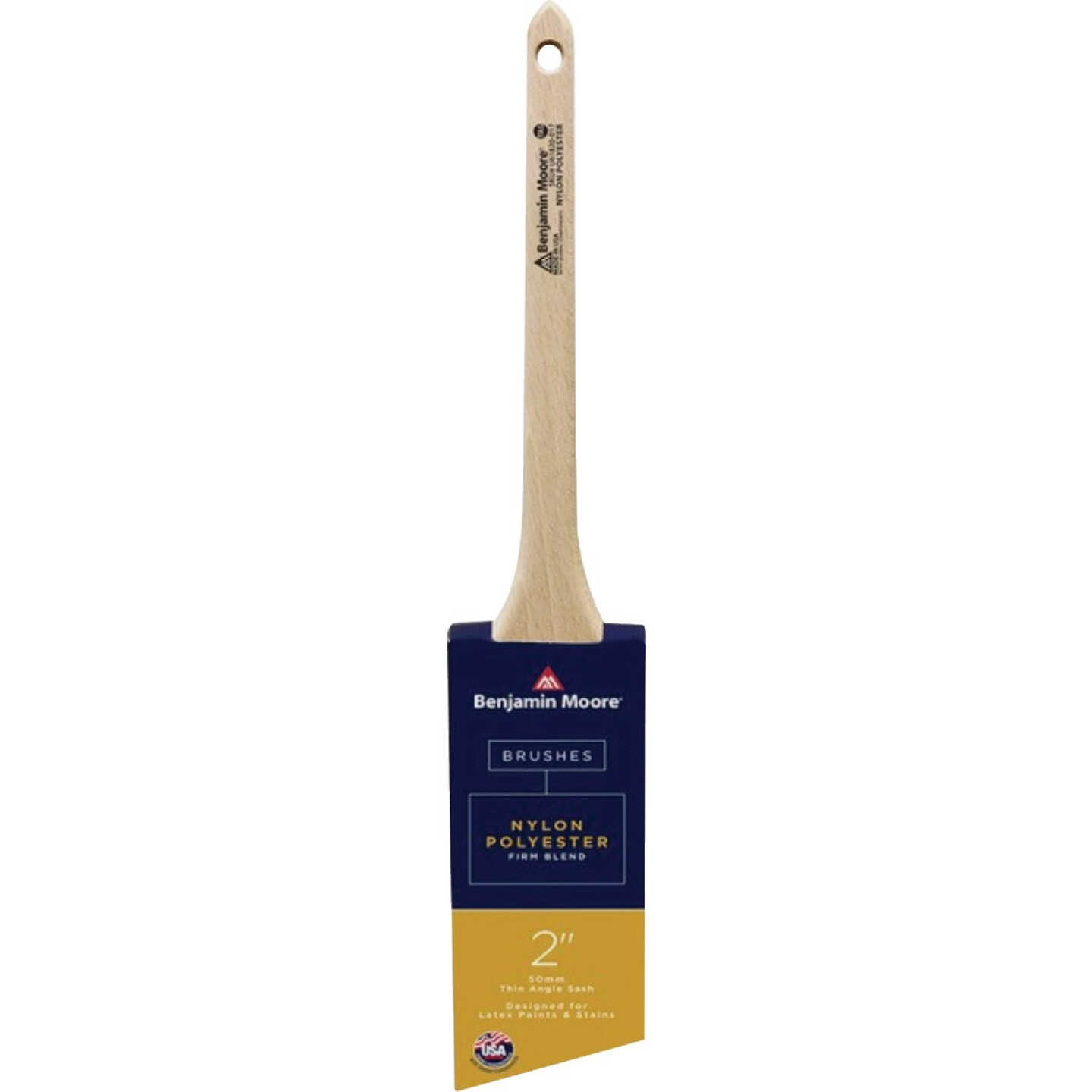 Benjamin Moore 2" Thin Angle Sash Nylon/Poly Brush (Firm) Image 1