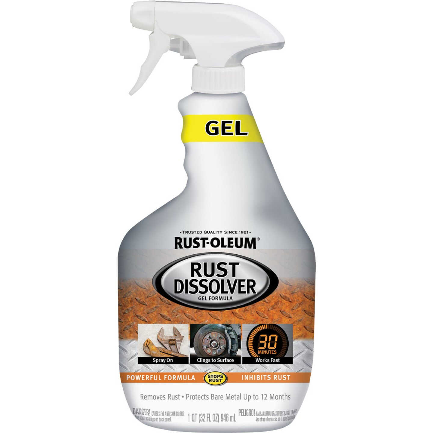 Rust-Oleum 32 Oz. Rust Dissolver Gel Trigger Spray Image 1