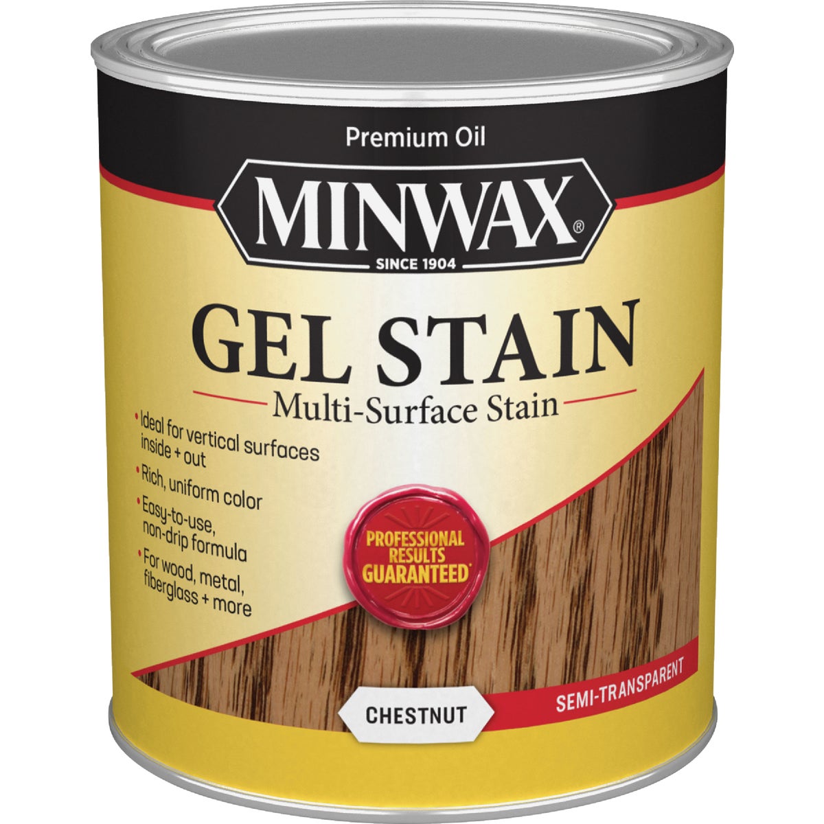 Minwax Gel Stain, Chestnut, 1 Qt. Image 7