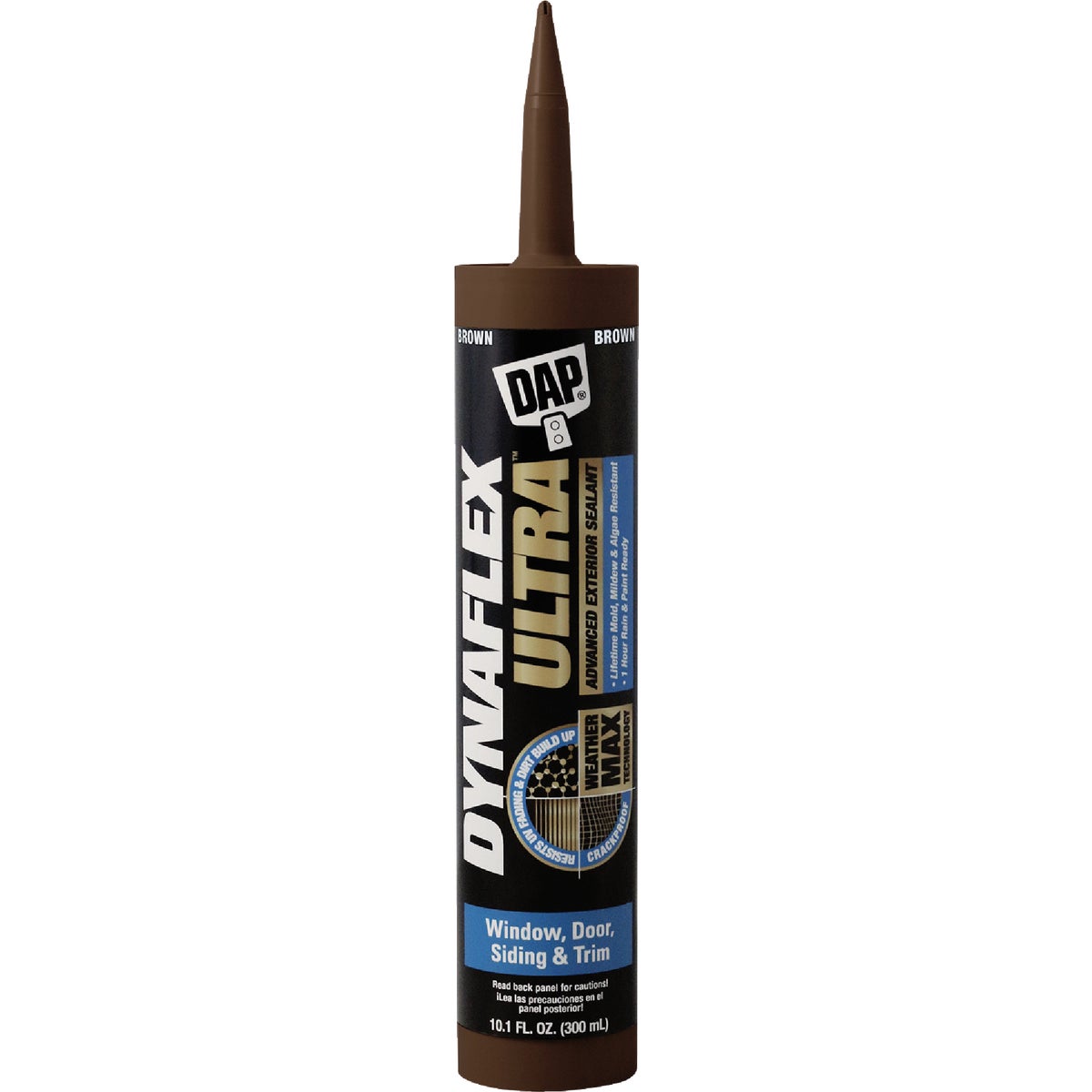 Dap Dynaflex Ultra 10.1 Oz. Brown Advanced Exterior Sealant for Window, Door & Siding Image 1