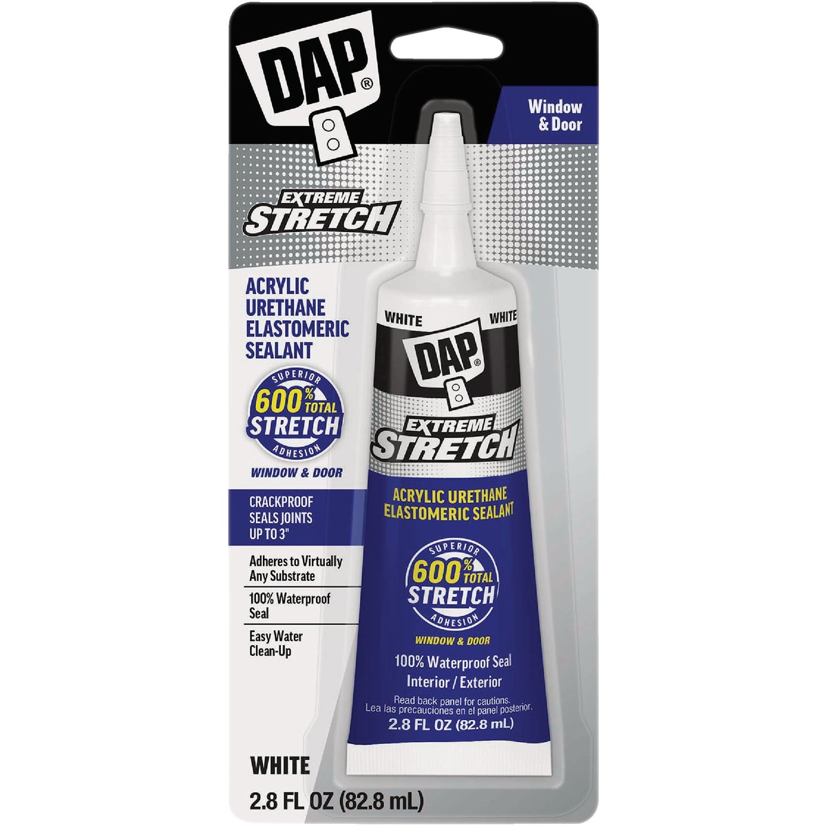 DAP Extreme Stretch 2.8 Oz. Acrylic Urethane Premium Elastomeric Sealant Image 1