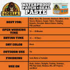 Gorilla 1 Lb. White Waterproof Patch & Seal Paste Image 4
