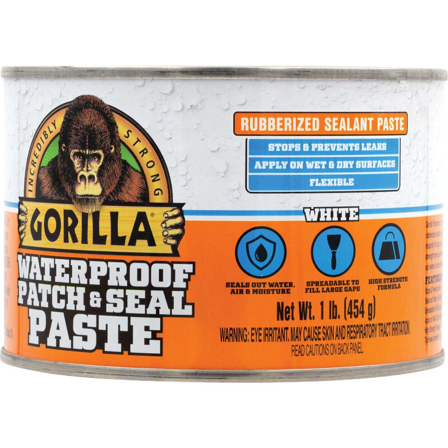 Gorilla 1 Lb. White Waterproof Patch & Seal Paste Image 1