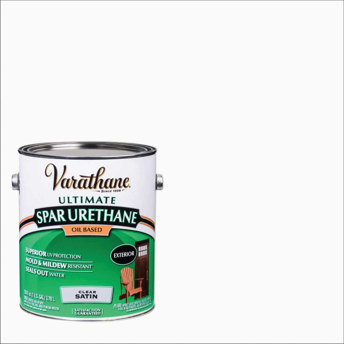 Varathane Satin Clear Exterior Low VOC Spar Urethane, 1 Gal. Image 1