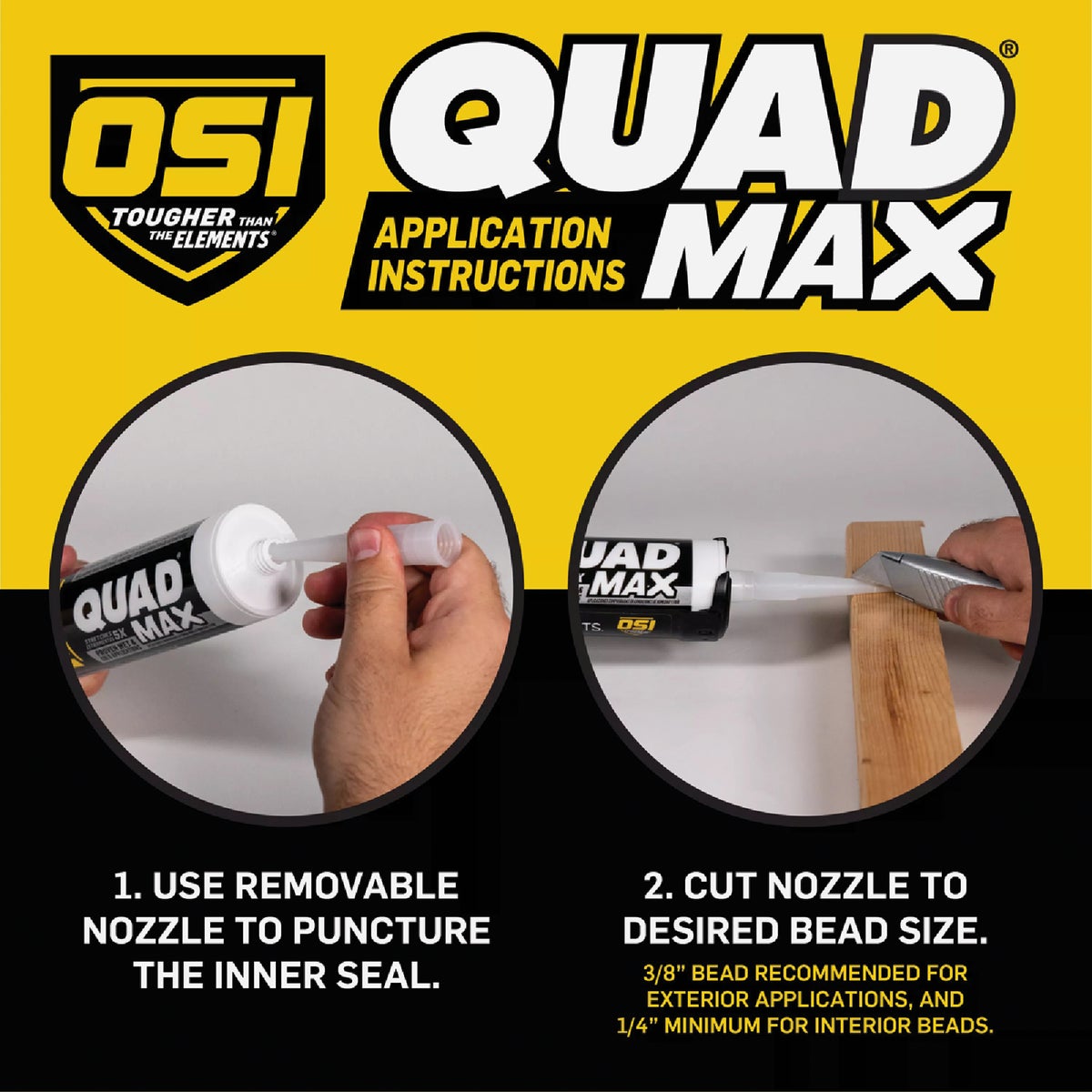 OSI QUAD MAX 9 Oz. Sealant, Clear Image 3