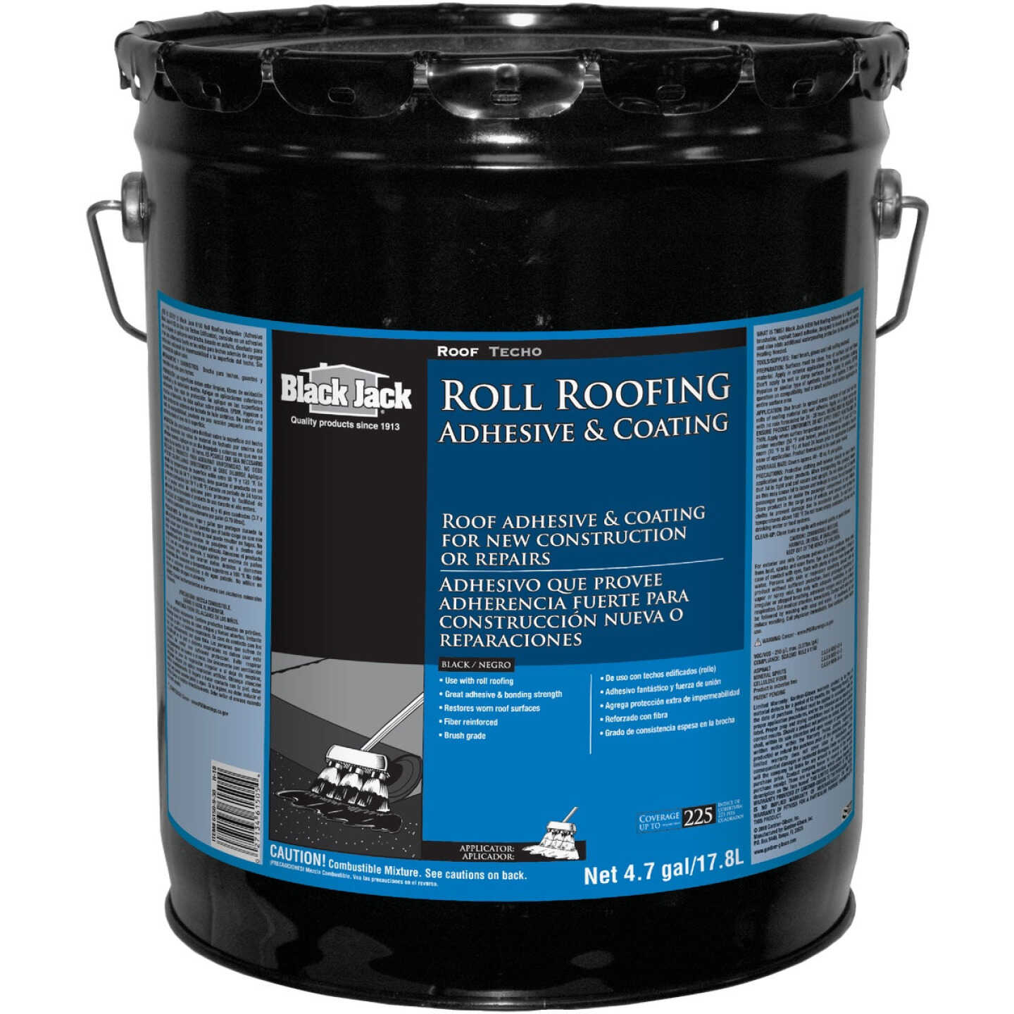 Black Jack 5 Gal. Roll Roofing Adhesive Image 1
