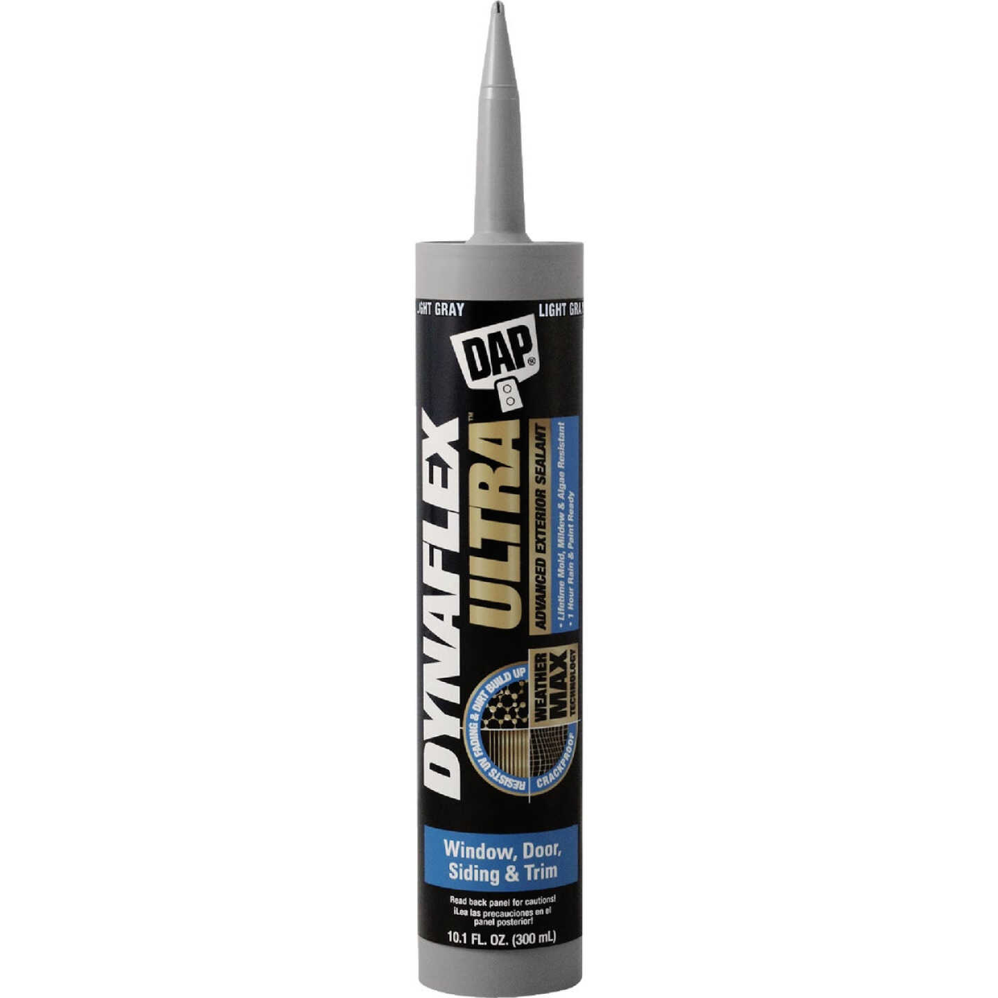 Dap Dynaflex Ultra 10.1 Oz. Light Gray Advanced Exterior Sealant for Window, Door & Siding Image 1