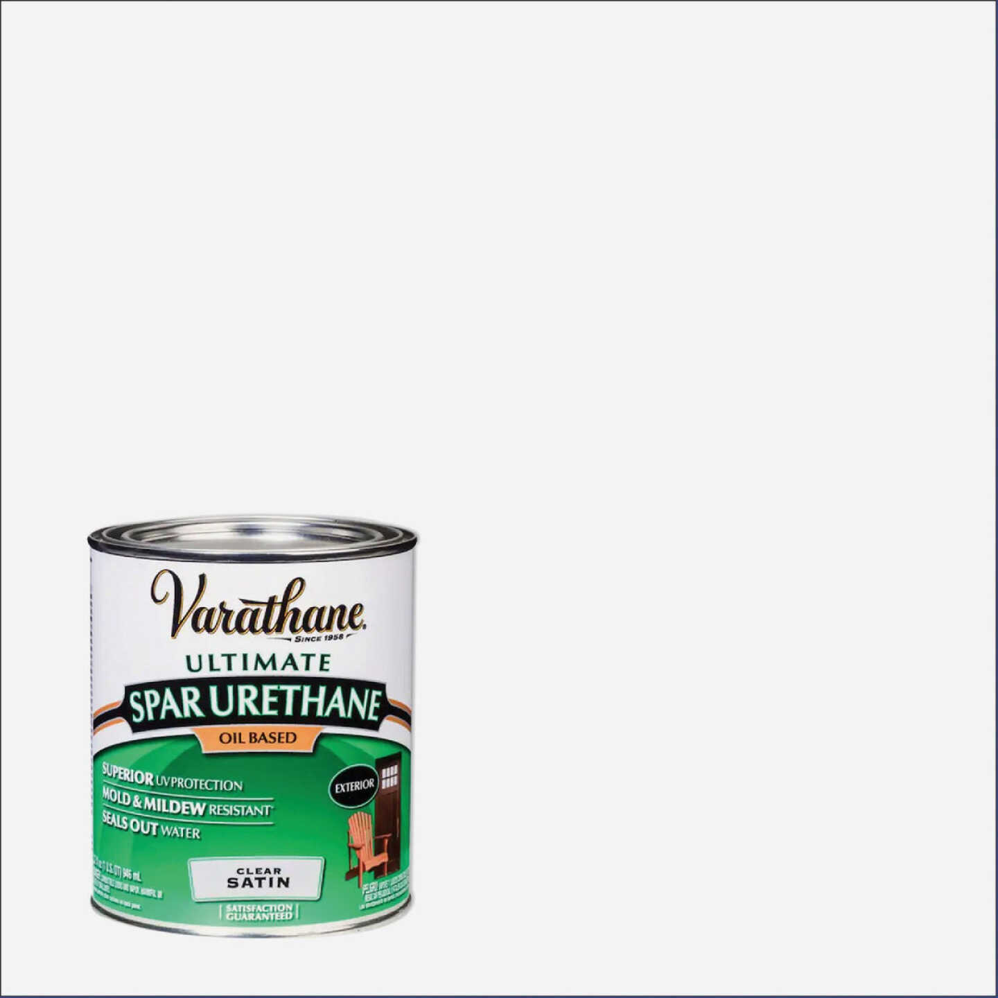 Varathane Satin Clear Low VOC Exterior Spar Urethane, 1 Qt. Image 1