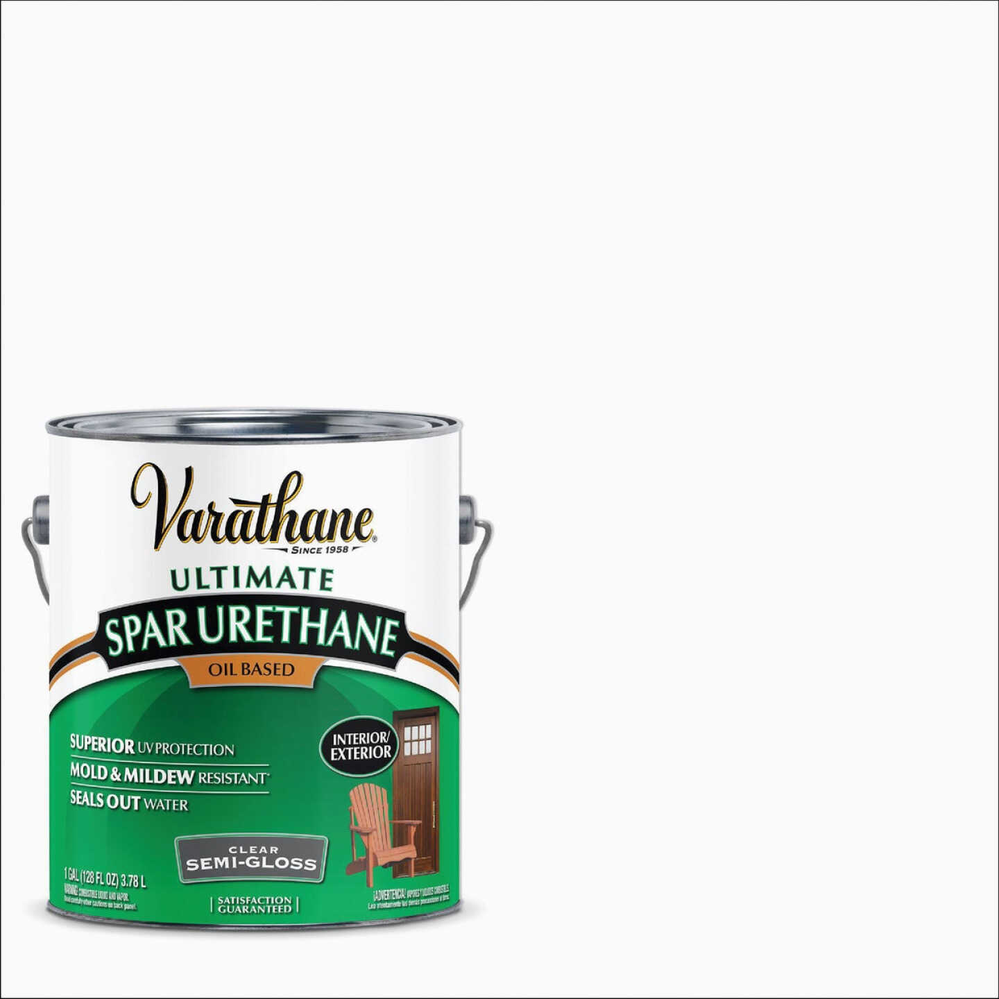 Varathane Semi-Gloss Clear Exterior Low VOC Spar Urethane, 1 Gal. Image 1