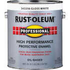 Rust-Oleum Gloss VOC for SCAQMD Professional Enamel, White, 1 Gal. Image 4