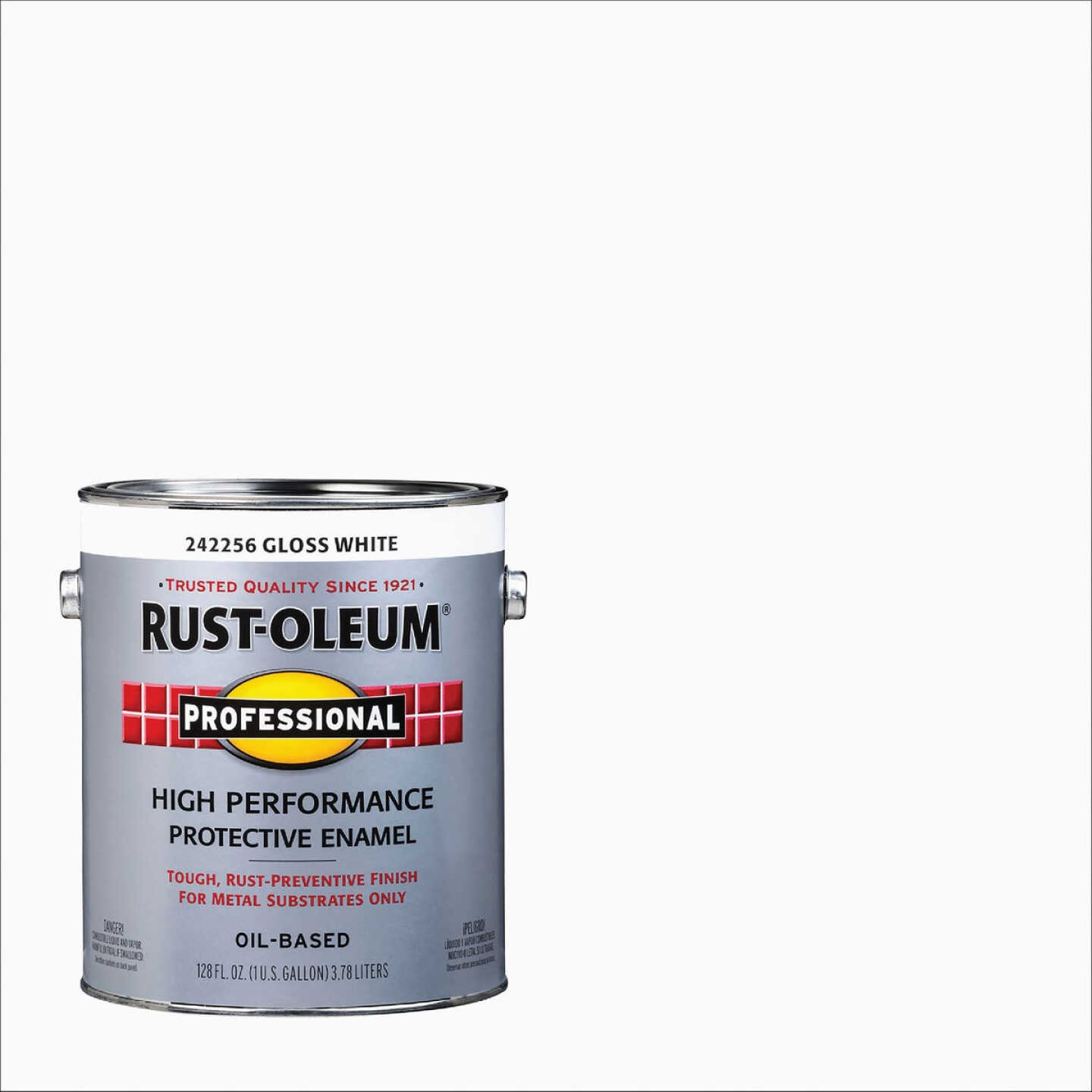 Rust-Oleum Gloss VOC for SCAQMD Professional Enamel, White, 1 Gal. Image 1