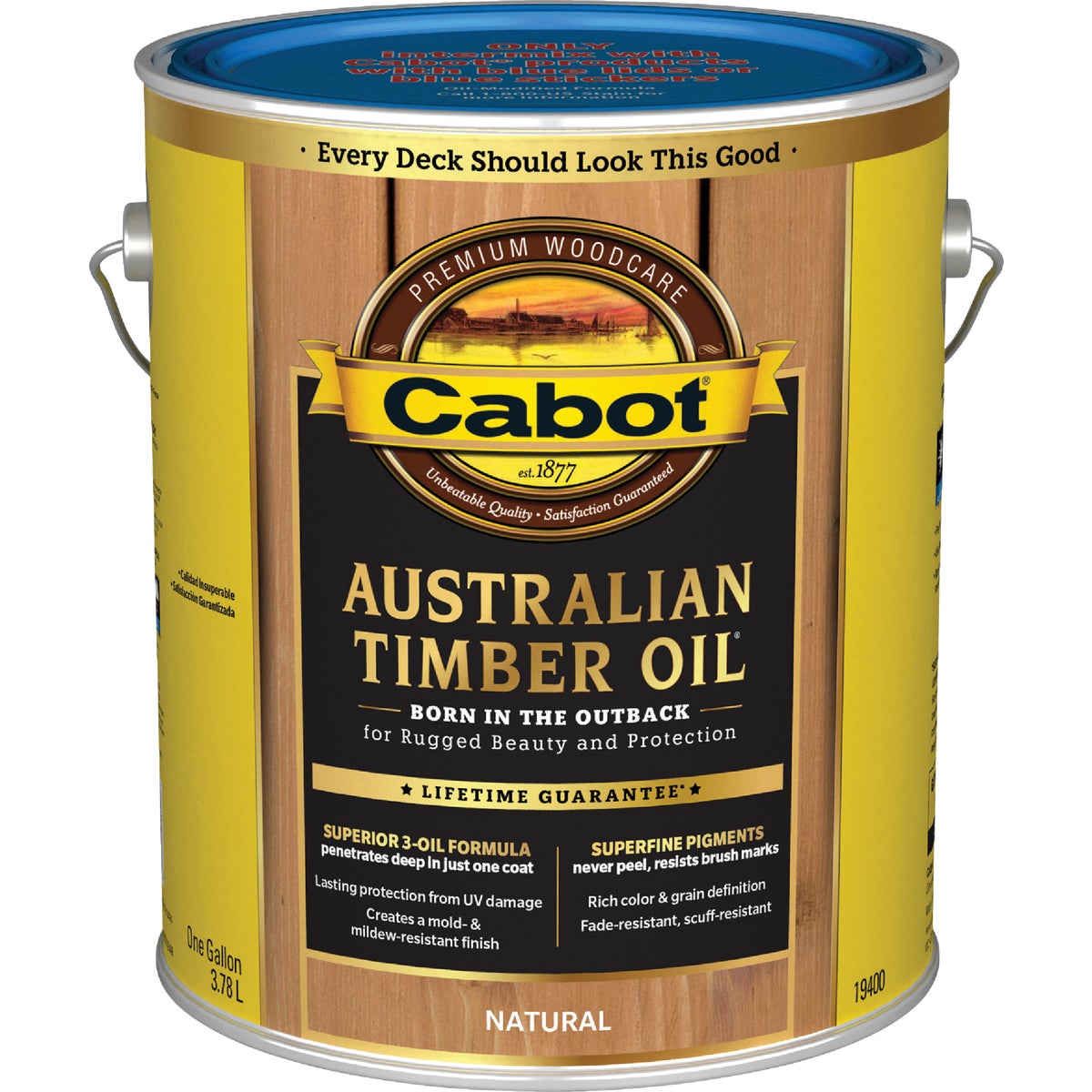 Cabot Australian Timber Oil Low VOC, Natural, 1 Gal. Image 7