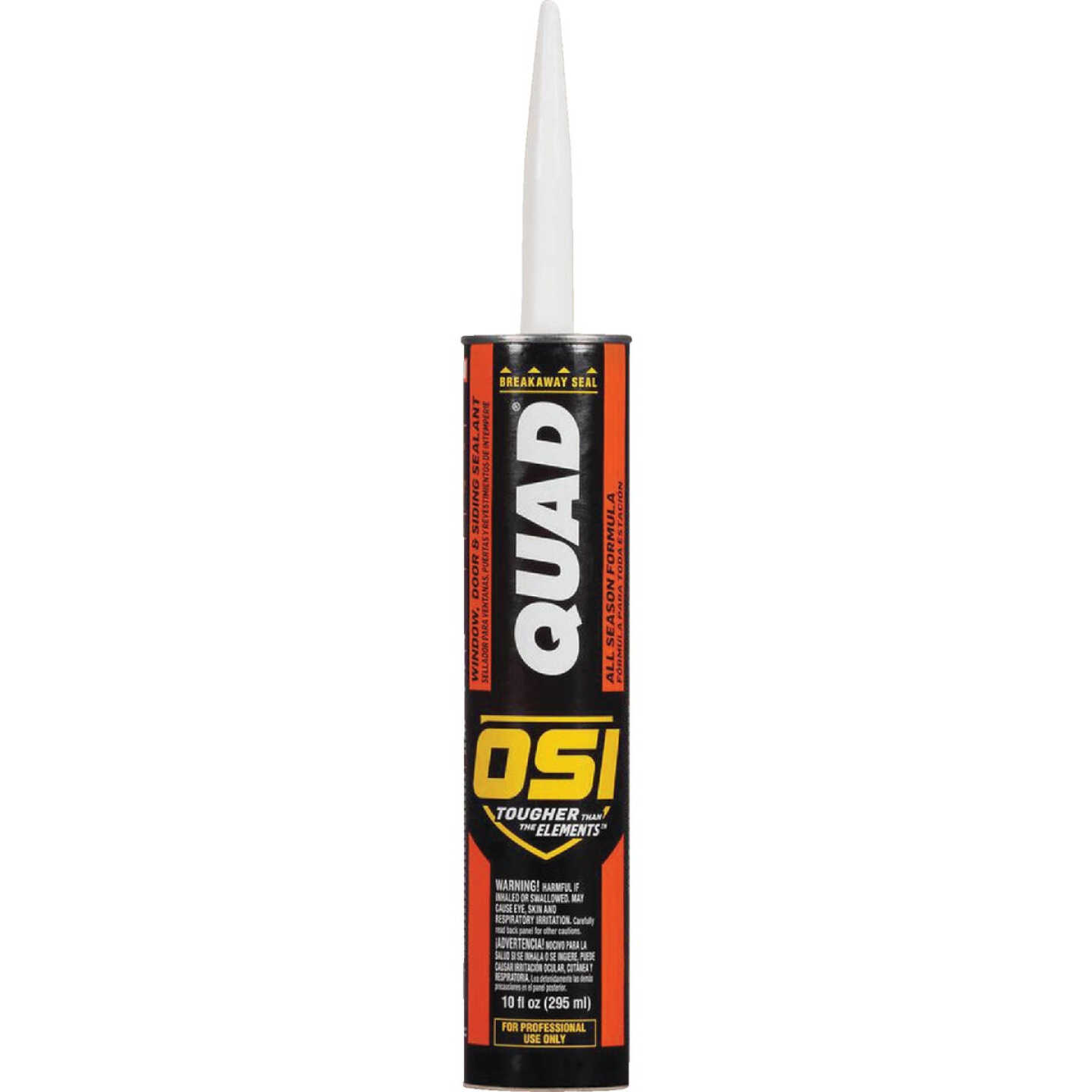 OSI QUAD 10 Oz. Window, Door & Siding Polymer Sealant, Almond Image 1