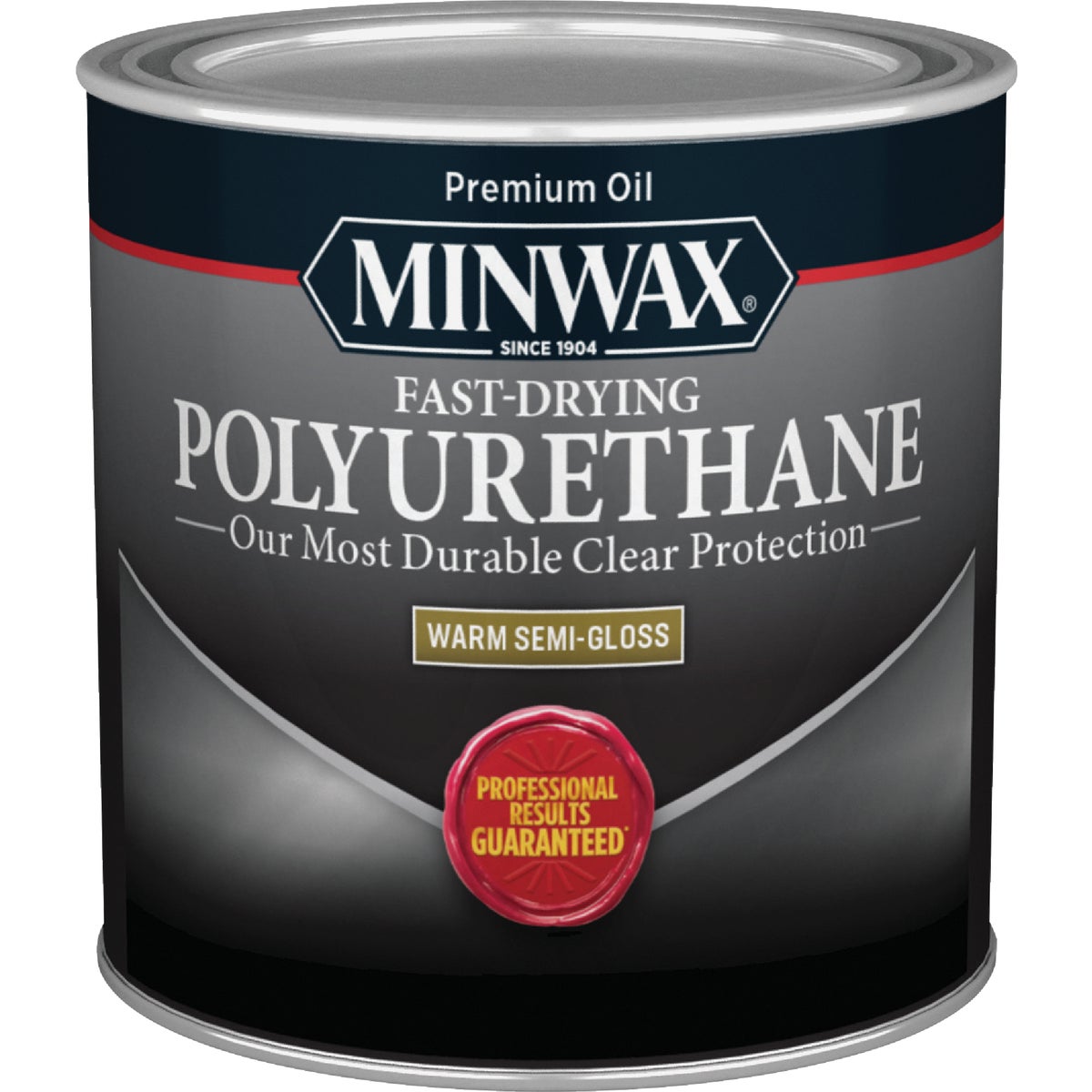 Minwax Semi-Gloss Fast-Drying Interior Polyurethane, 1/2 Pt.