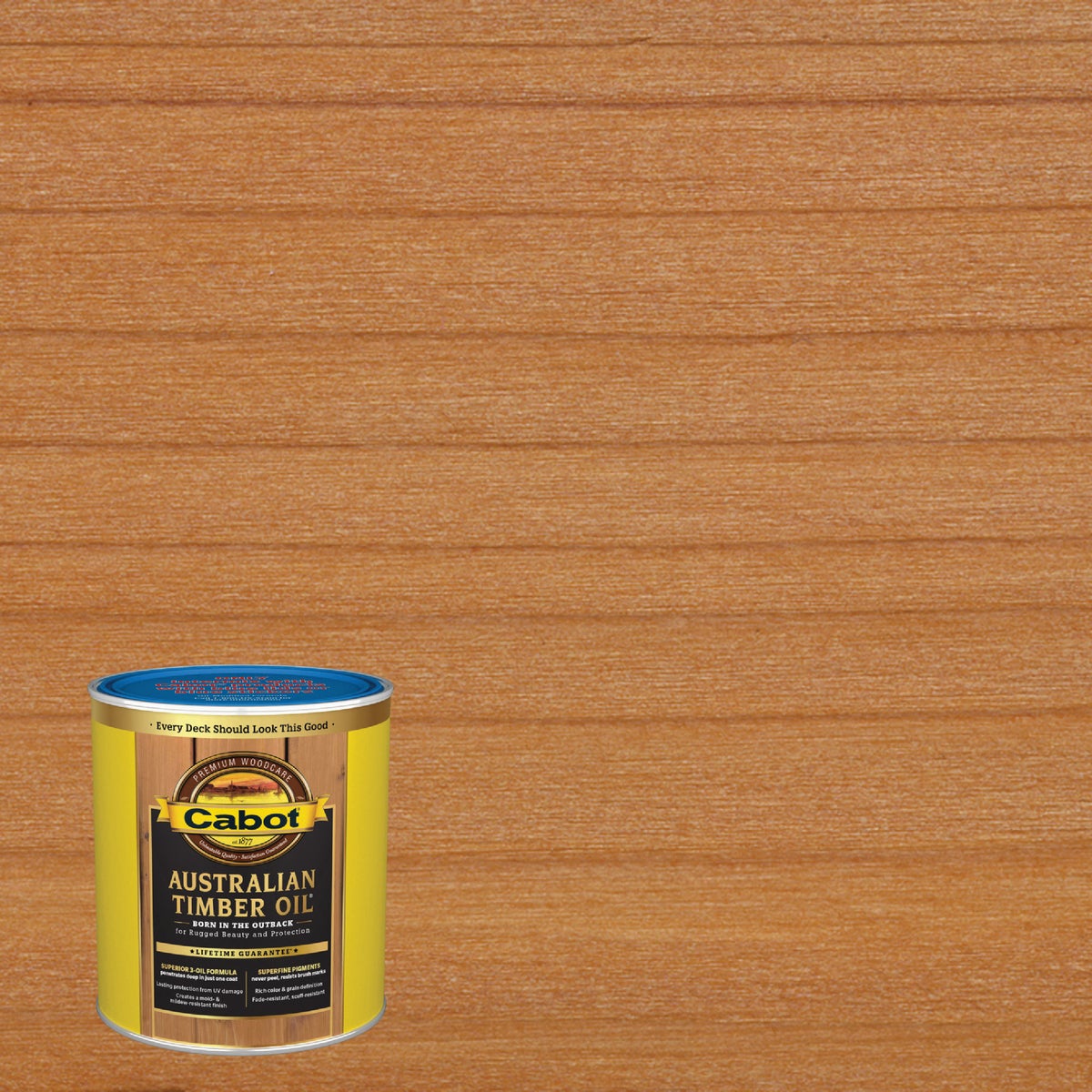 Cabot Australian Timber Oil Low VOC, Honey Teak, 1 Qt.