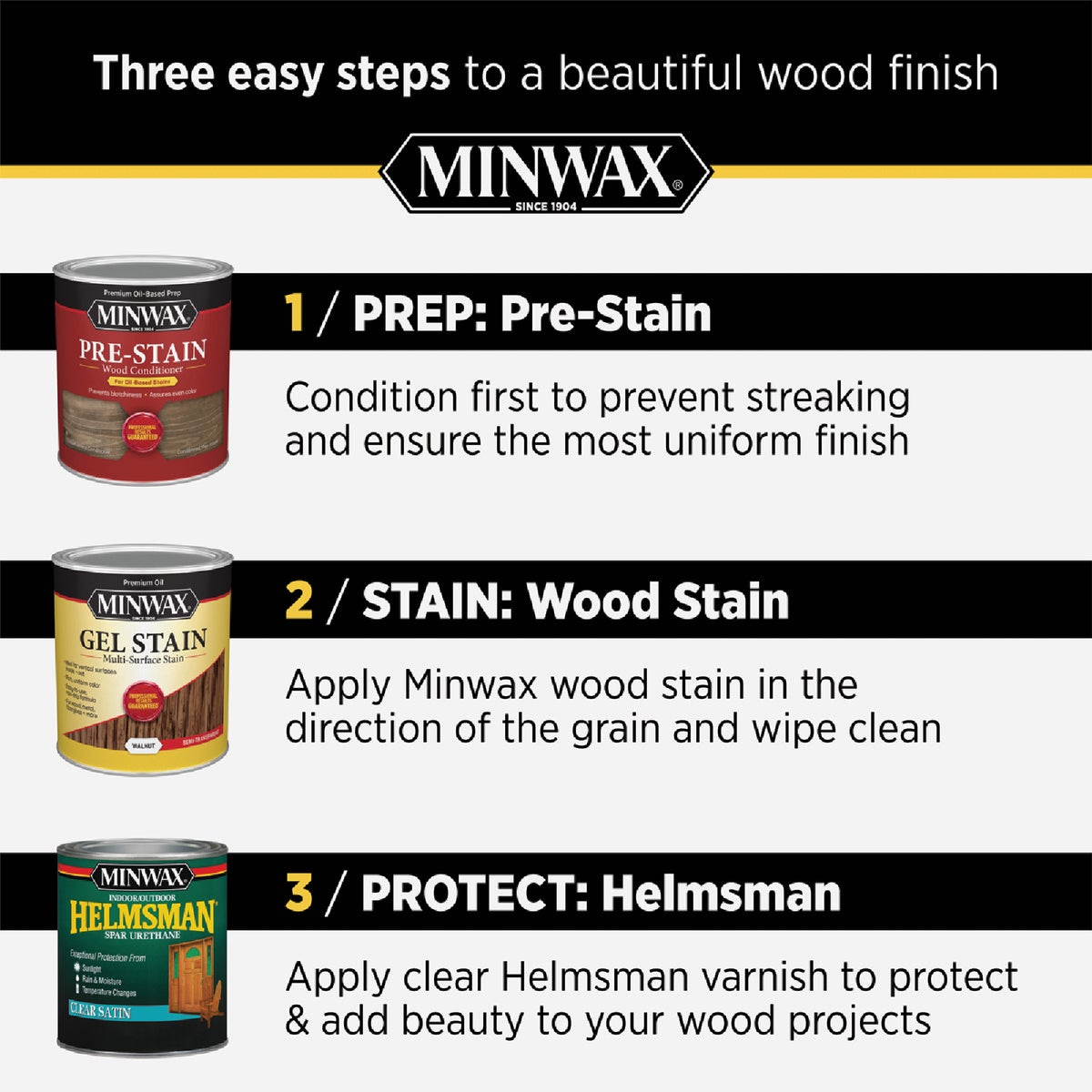 Minwax Helmsman High-Gloss Clear Spray Polyurethane, 11.5 Oz. Image 6
