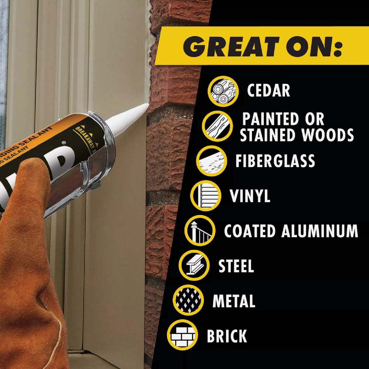 OSI QUAD 10 Oz. Window, Door & Siding Polymer Sealant, Cedar Image 6