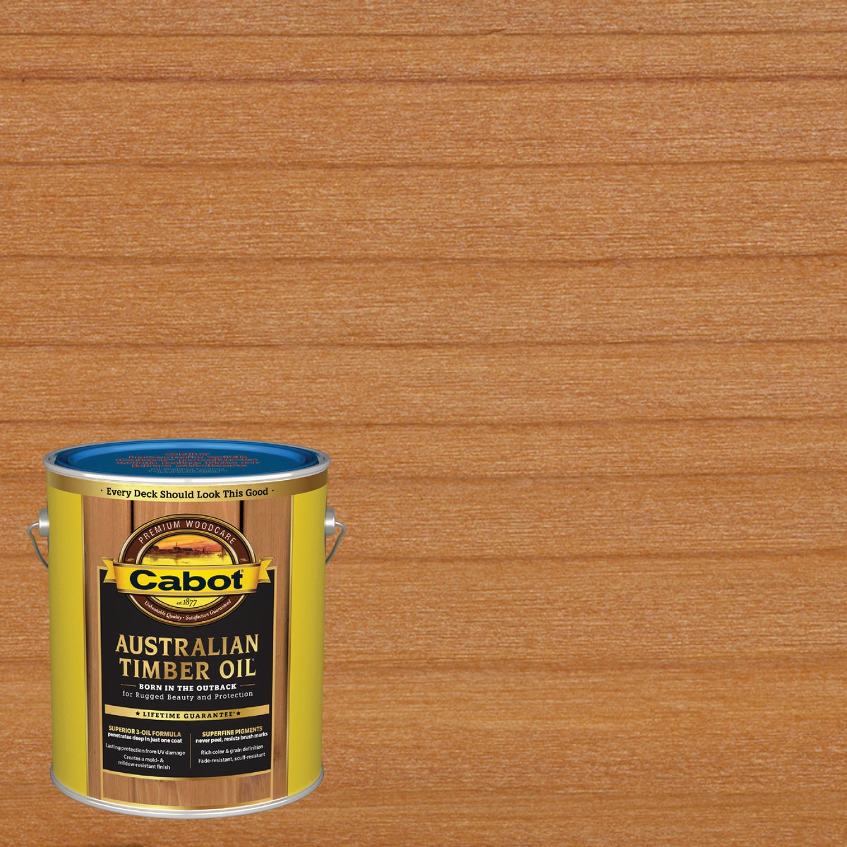 Cabot Australian Timber Oil Low VOC, Honey Teak, 1 Gal.