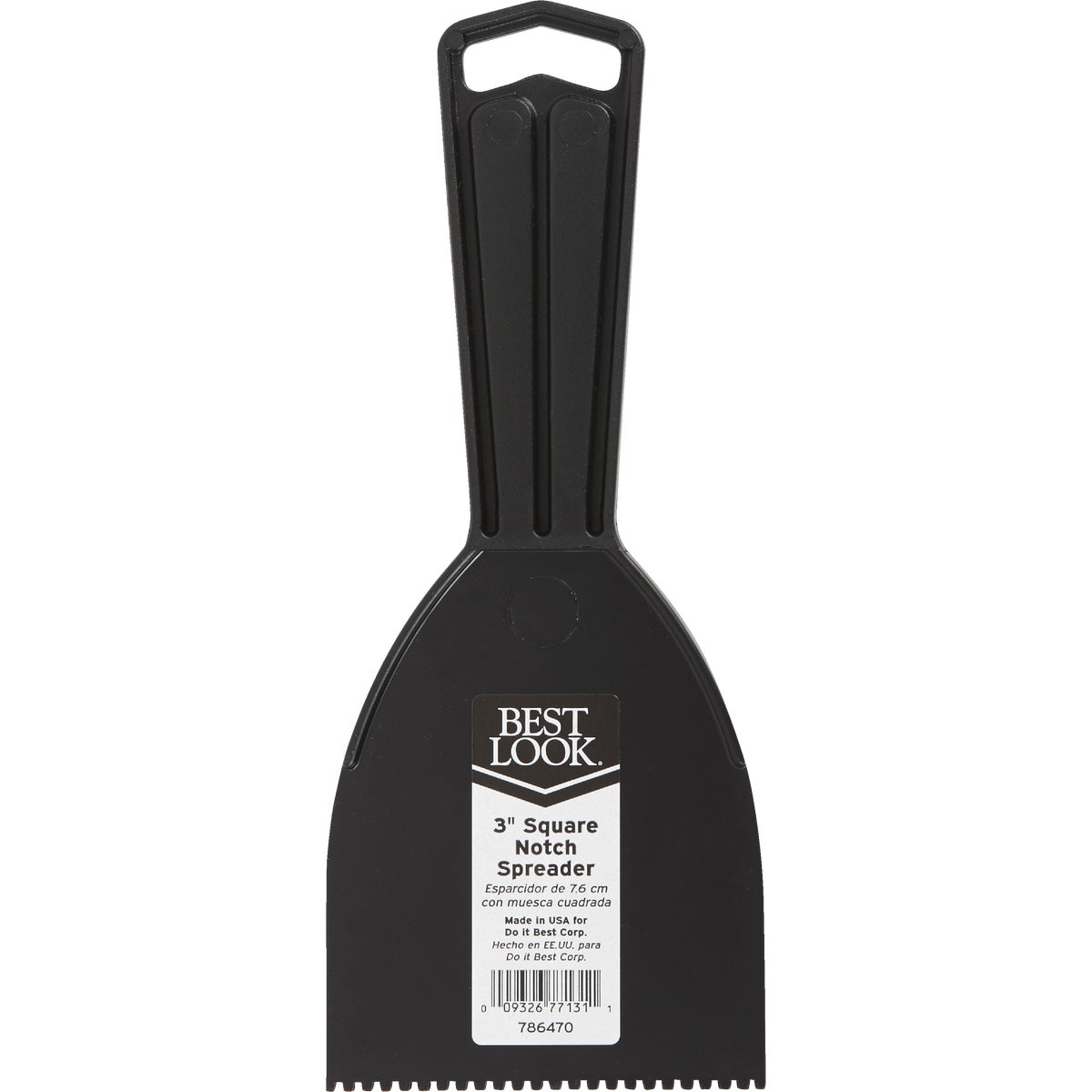Best Look 3 In. Square-Notch Plastic Adhesive Spreader Image 2