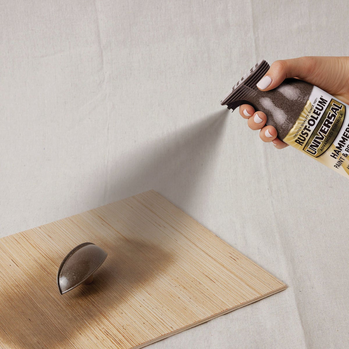 Rust-Oleum Universal 12 Oz. Hammered Dark Bronze Paint Image 5