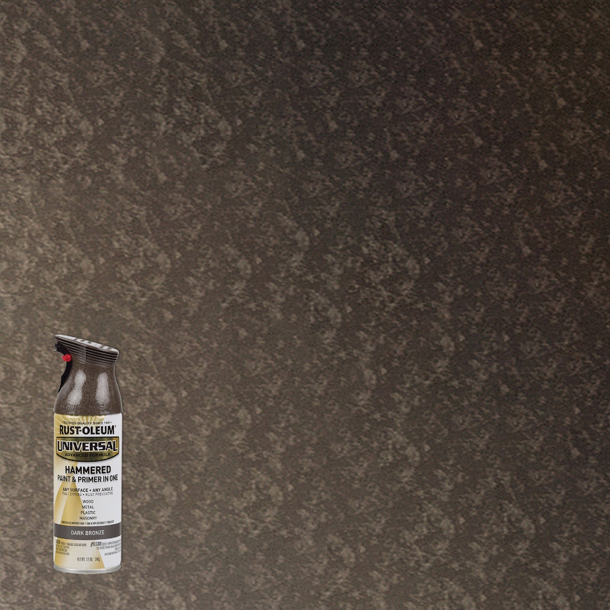 Rust-Oleum Universal 12 Oz. Hammered Dark Bronze Paint