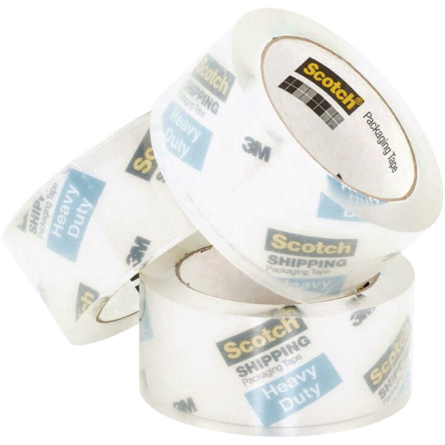 Scotch 1.88 In. x 54.6 Yd. Heavy Duty Shipping Packaging Tape (3-Pack) Image 1