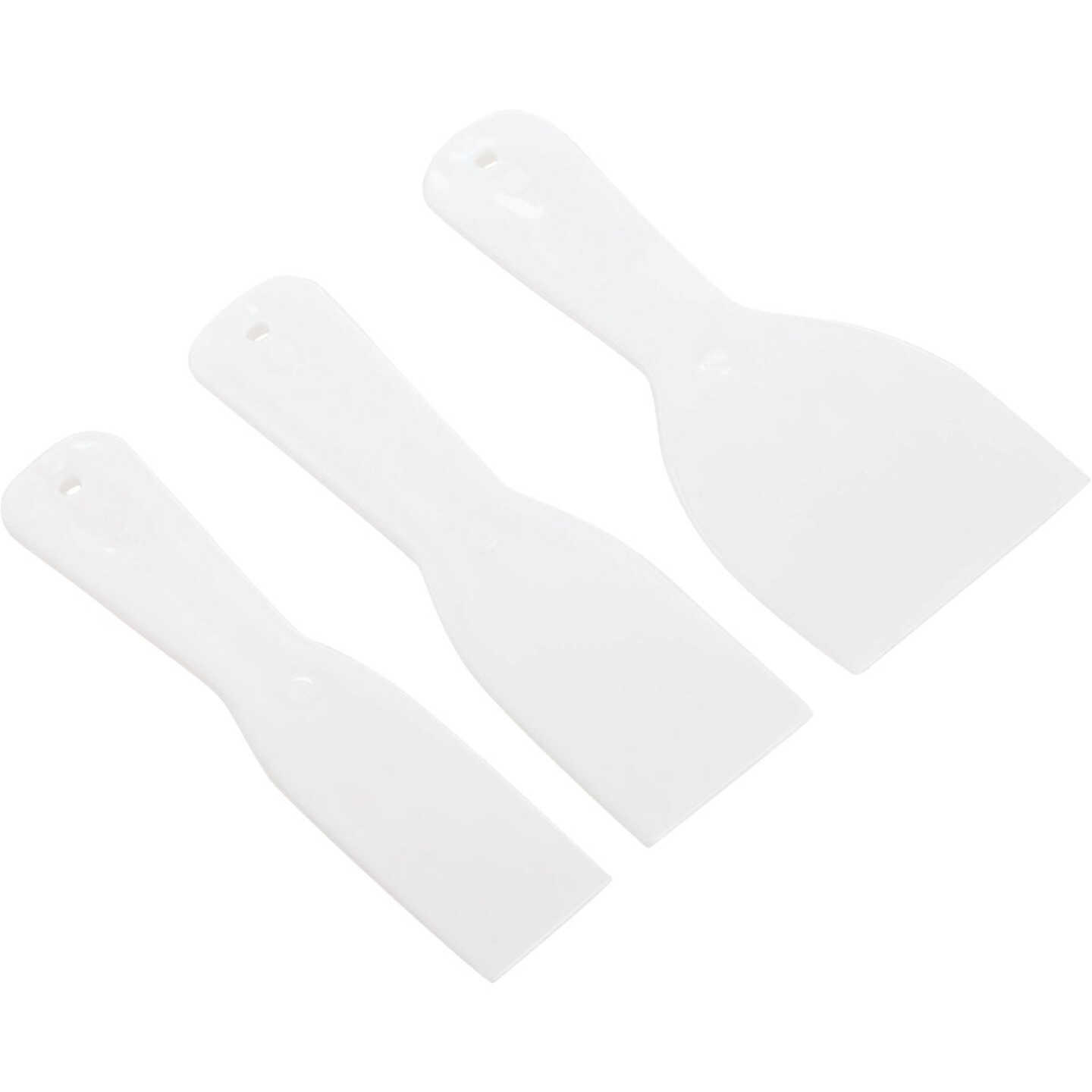 Smart Savers Plastic Disposable Putty Knife Scraper Set, (3-Piece) Image 2