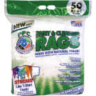 Intex 12.5 In. x 16 In. White Fiber Rags (50-Count) Image 1