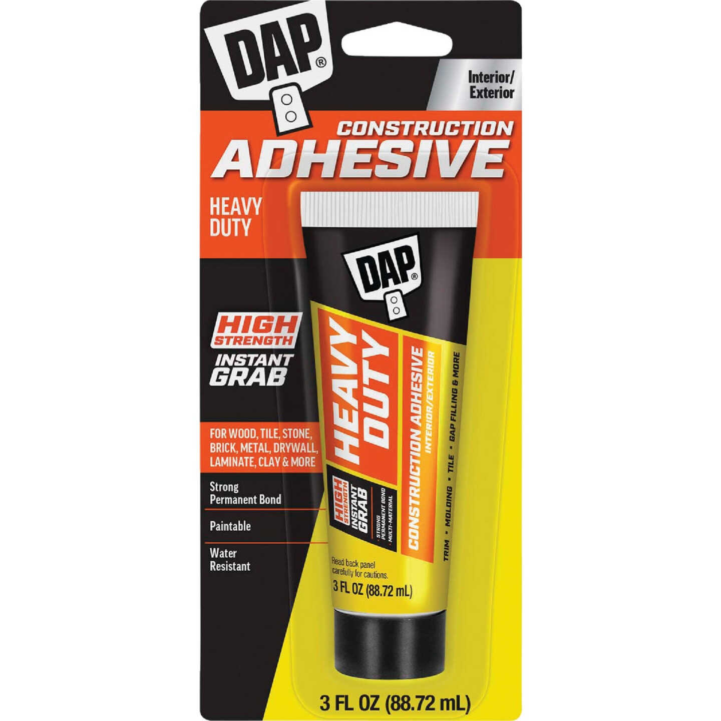 DAP 3 Oz. Heavy Duty Construction Adhesive Image 1
