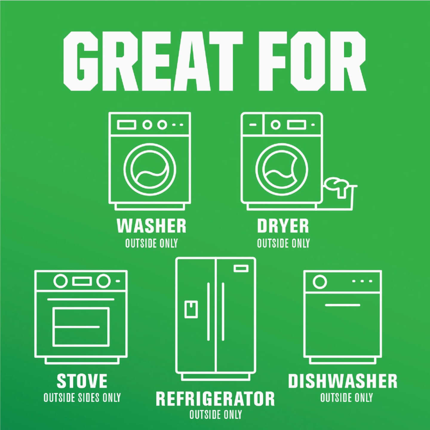 Rust-Oleum Gloss White 12 Oz. Appliance Spray Paint Image 2