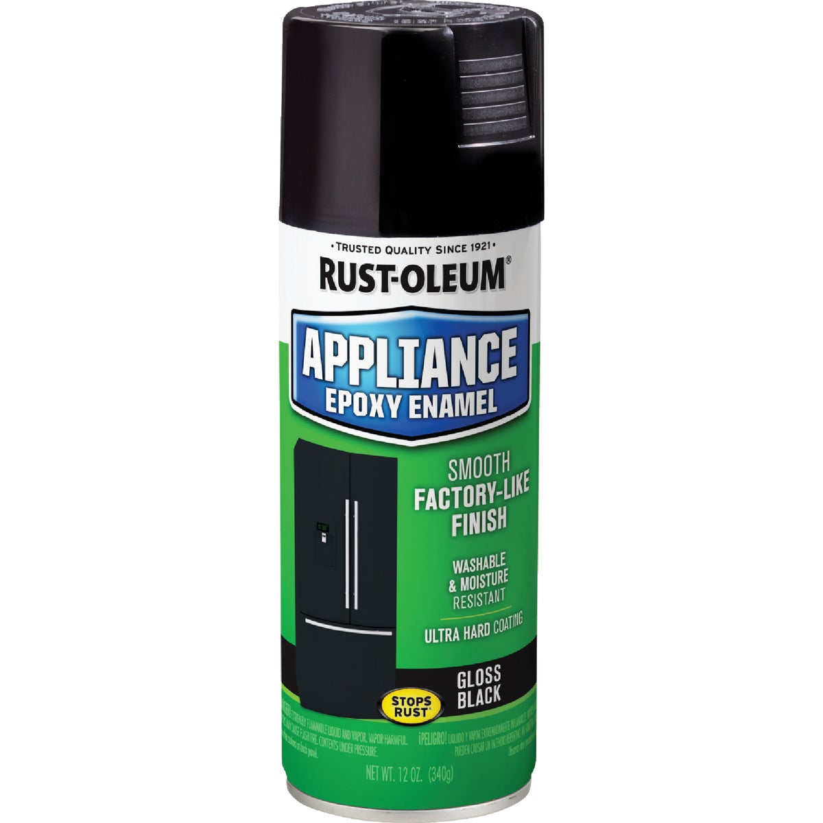 Rust-Oleum Gloss Black 12 Oz. Appliance Spray Paint Image 7