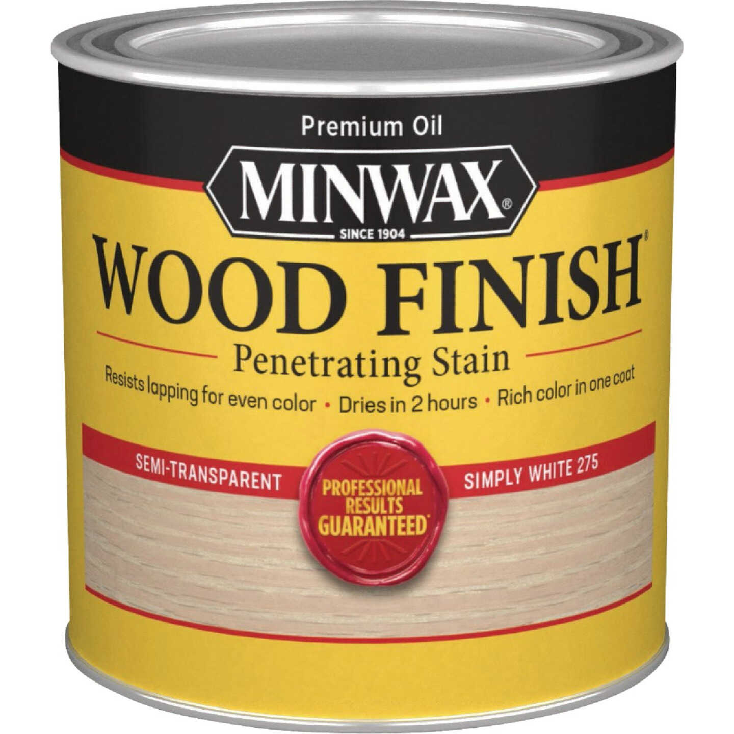 Minwax 1/2 Pt. Simply White Wood Finish Image 2