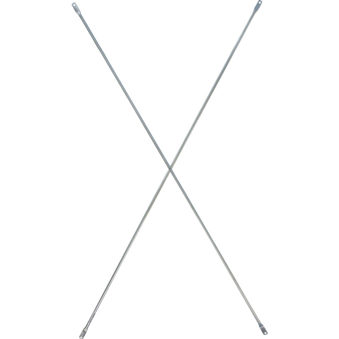 MetalTech 10 Ft. x 4 Ft. Galvanized Standard Cross Brace Image 1