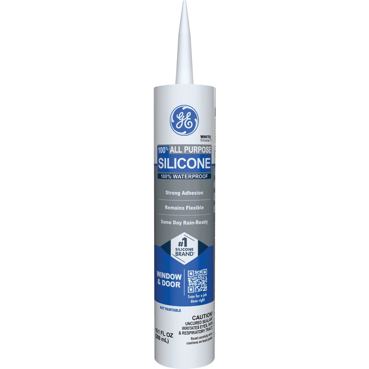 GE Window & Door All-Purpose Sealant, White, 10.1 Oz. Cartridge