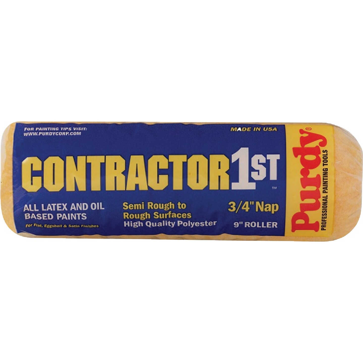 Purdy Contractor 1st 9 In. x 3/4 In. Knit Fabric Roller Cover Image 1